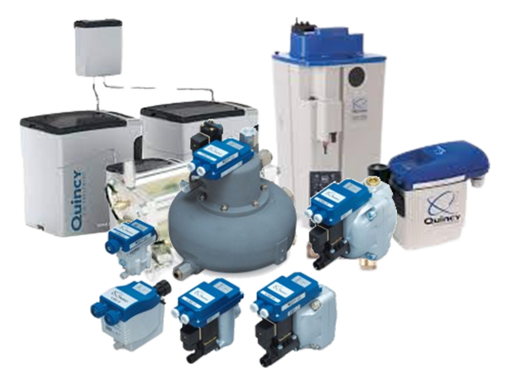 quincy compressor condensate management products
