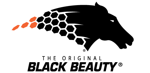 the orginial black beauty logo